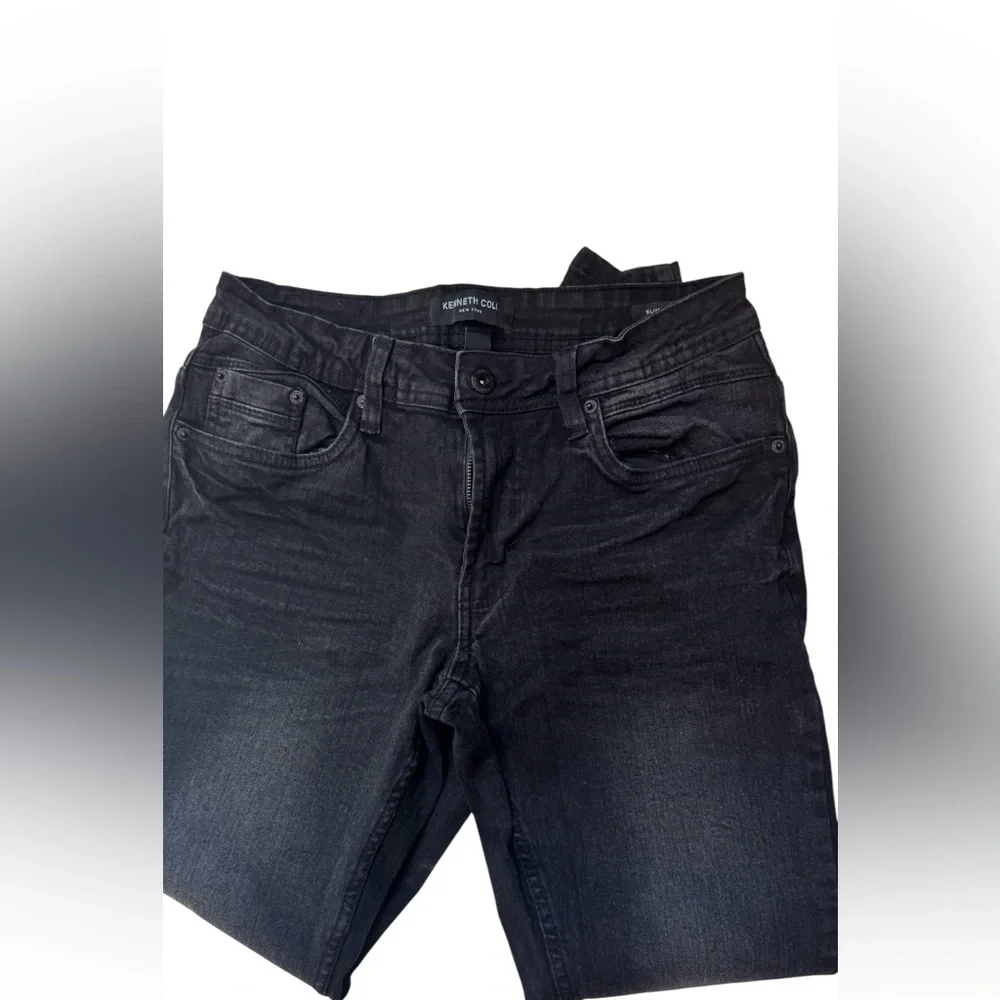 Kenneth Cole Jeans Mens 30x30 Black slim fit  Denim Modern
